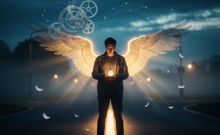 Illustration of today’s angel guidance: trusting divine timing