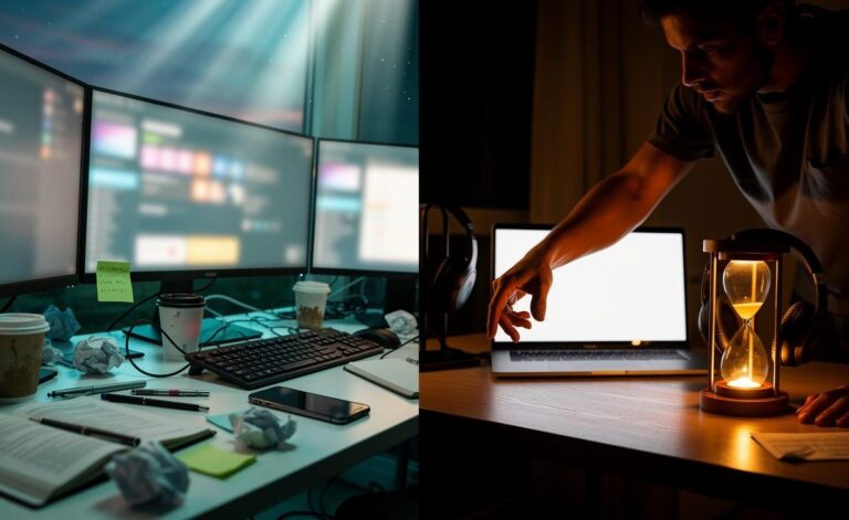 Illustration of what makes you procrastinate and ways to hack your productivity instantly